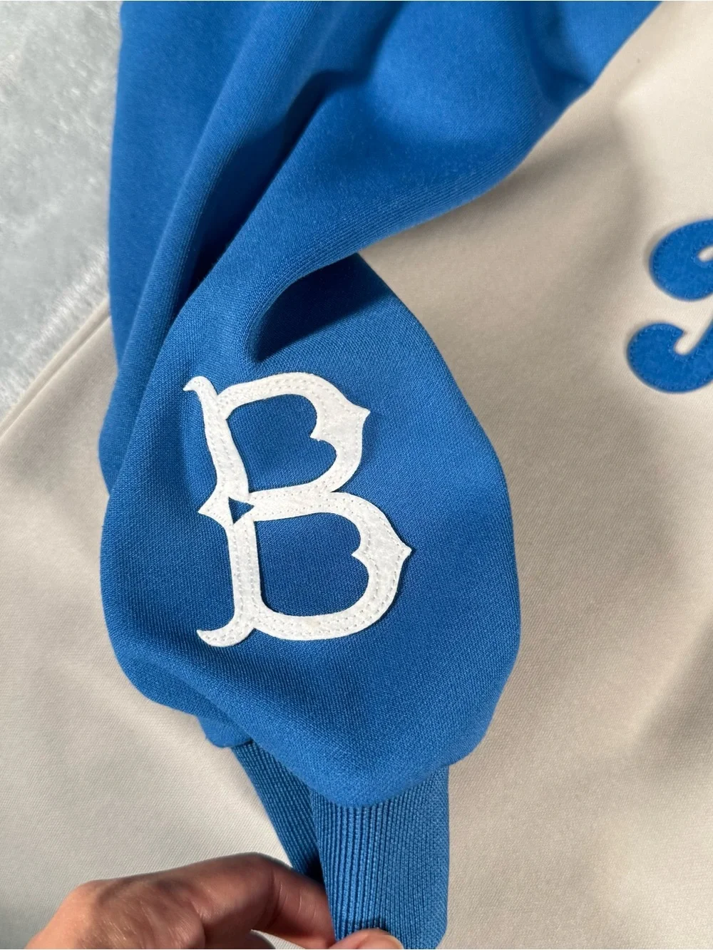 Vintage Nike Brooklyn Dodgers Pee Wee Reese Jersey Mens L Oversized Baggy Y2K